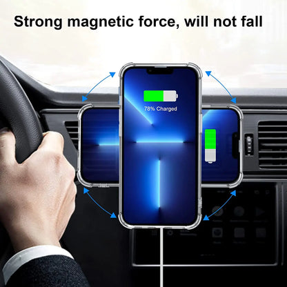 Universal Magnetic Metal Plate Ring For Magsafe iPhone Wireless Charger Car Cellphone Sticker Round Magnet Stainless Steel Patch