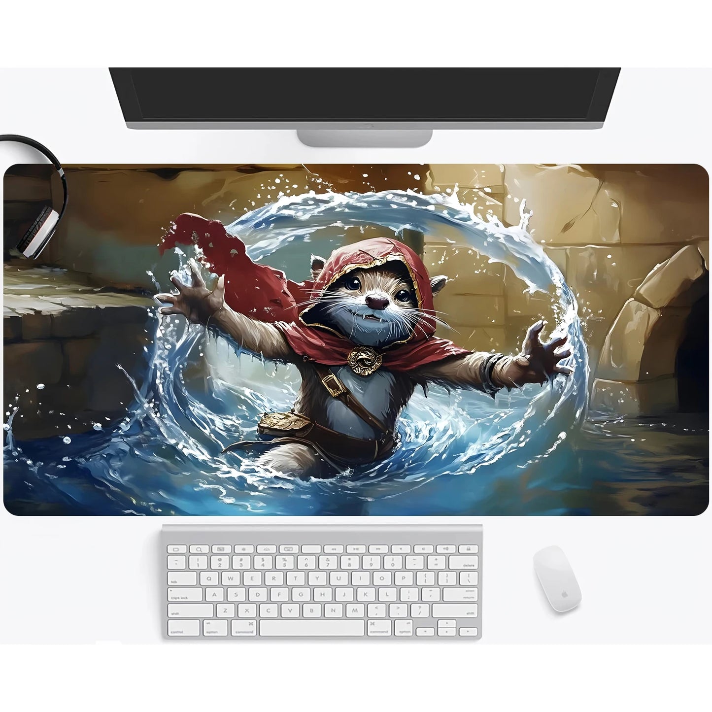 Magic playmat gathering gaming mats Frog Wizard theme anime desk mat Desk accessories 35X60cm mouse mat Raccoon tapete magic mtg