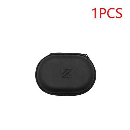 1-10Pcs Earphones Case PU Leather Storage Bag Headphones Portable Storage Box For KZ EDX Pro AS16 Pro Castor ZAR ZS10 Headset ﻿