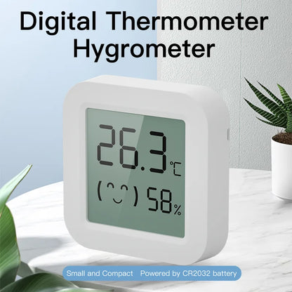 Mini Thermometer Hygrometer  Indoor Mini Temperature LCD Electronic Monitor Hygrometer Outdoor Room Baby