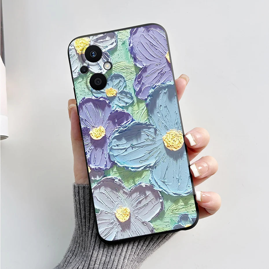 For Oppo Reno7 Z 5G Case Reno 7 8 Lite Bear Cartoon Frog Soft Silicone Phone Case For Oppo Reno 7Z 8Z Reno7Z 5G Back Cover Capa