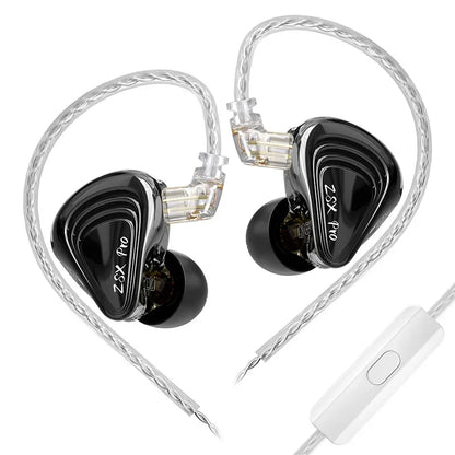 KZ ZSX Pro 5BA 1DD Hybrid Drive Unit Earphones 10mm Dynamic Drive IEMs HIFI Sport Game Earbuds Music Headsets ZSXPRO ZAX ZAS ZAR