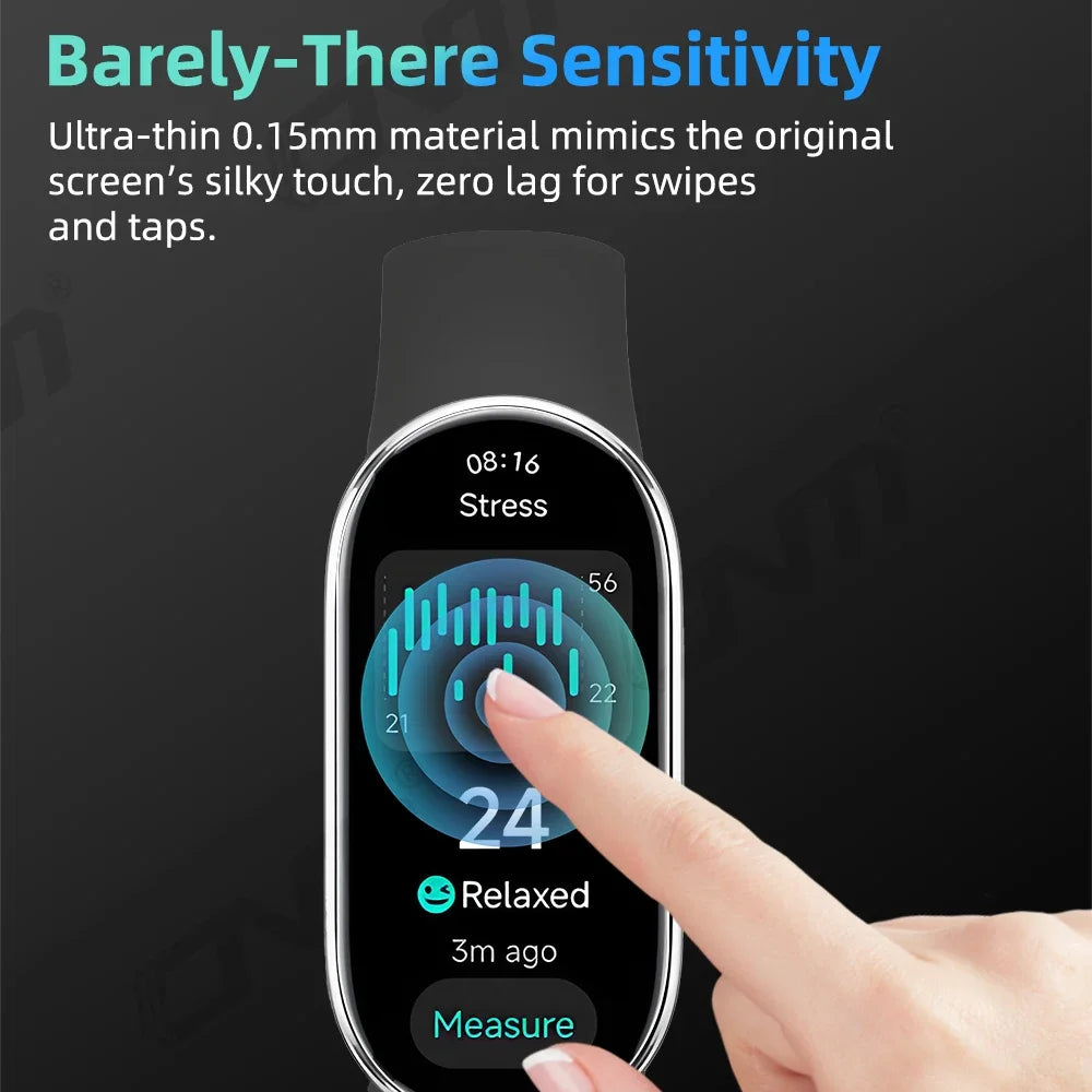 Hydrogel Film for Xiaomi Mi Band 10 Screen Protector Anti-scratch, HD Clear Full Coverage Soft Protective Film Accessories