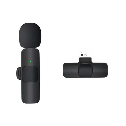 Wireless Lavalier Microphone For iPhone 17 16 15USB C Mini Microphone with Noise Cancellation Lapel Mic for Video Recording Vlog
