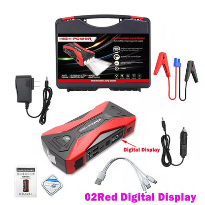 Minus Two Portable Car Jump Starter,  Air Pump, Power Bank and Emergency Starting Booster