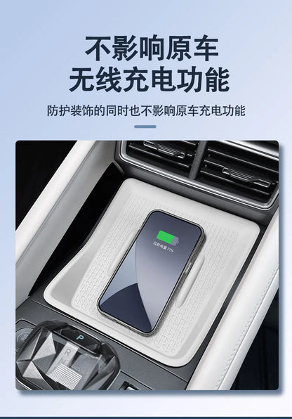 Wireless Charger Silicone Pad For BYD ATTO 2 Accessories 2026/2025,Eco-Friendly Silicone, Anti-Scratch,Function-Friendly