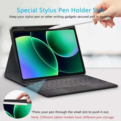 Case for Xiaomi Pad 7 /8 11.2" Bluetooth keyboard case for Xiaomi Pad 7/8 Pro 11.2 " Wireless Bluetooth Removable keyboard Case