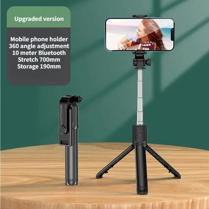 New Phone Holder Handheld 360 Degree Flexible Sports Camera Monopod Stand Mobile Mini Selfie Stick Tripod With Wireless Remote