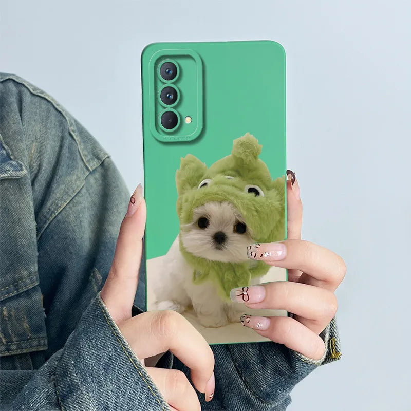 For Realme GT Master Phone Case GTmaster Edition RMX3363 RMX3360 Casing Soft Silicone Sweet Painted Fashion Flower Printed Cover