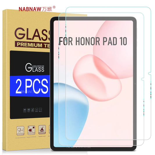 2 Pieces HD Scratch Proof Tempered Glass Film Screen Protector For Honor Pad 10 12.1 Tablet Accessories Protective Hard Cover
