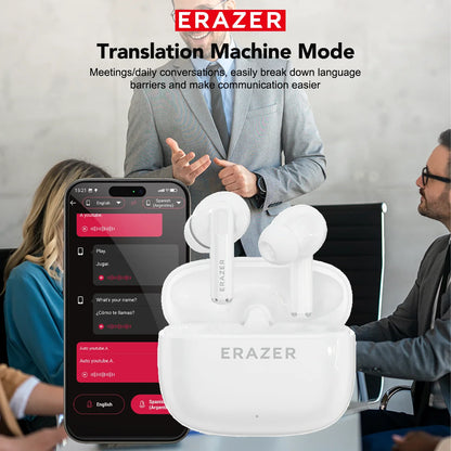 ERAZER XT68/XT69PRO Bluetooth Earphones In-ear Earbuds TWS Wireless Headphones Game Low Latency Bluetooth 5.4 Noise Reduction