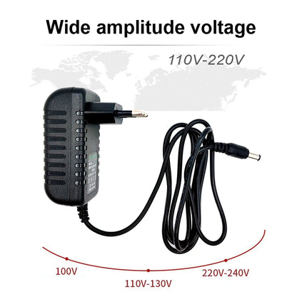 Power Adapter AC 100-240V Input DC Output Supply Charger EU 12V Universal Converter Europe Plug for Camera DVR LED Robot LED DVR