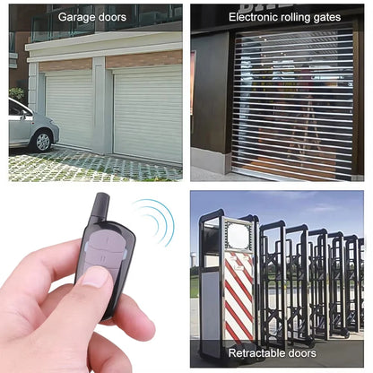 433mhz Garage Remote Control Duplicator Gate Door Commands Opener 433 92mhz Electric Rolling Code Clone Access Portal Fixed Code