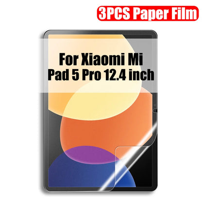 3Pcs Paper Feel Like Screen Protector For Xiaomi Pad 6 5 Pro 11 inch 6s Pro 12.4 Redmi Pad Se Tablet Matte Film No Glass