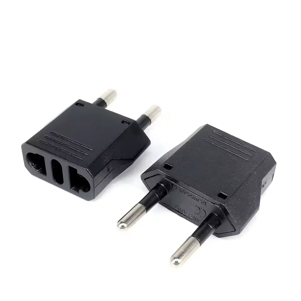 Portable EU KR Plug Converter Power Sockets AC Outlet Euro KR Plug Travel Adapter US to EU Plug Adapter Universal Travel Adapter