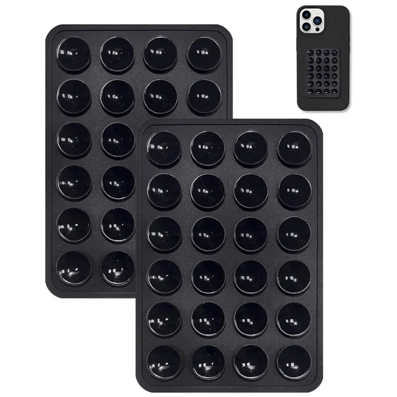 2PCS Hands Free Silicone Suction Phone Case Strong Adhesive Stand for IPhone 15 14 13 12 Pro Max Plus Samsung S24 S23 Back Cover