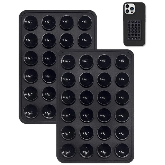 2PCS Hands Free Silicone Suction Phone Case Strong Adhesive Stand for IPhone 15 14 13 12 Pro Max Plus Samsung S24 S23 Back Cover