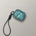 Water Ripple Headphone Case Suitable for AirPods Pro2/3 AirPods 2/3/4 TPU Material Custom Translucent Earphone Protective Case ﻿