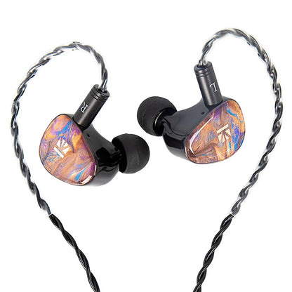 KBEAR KB02 In-Ear Bone Conduction Hybrid Earphones HiFi Bass Monitor Wired Headphones With Replaceable IEM Cable Gaming Headsets