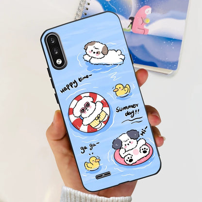 For LG K22 2020 Case LM-K200 New Fashion Painted Cover Shockproof Phone Case For LG K22 K 22 LGK22 Soft Fundas 6.2'' Coque Shell