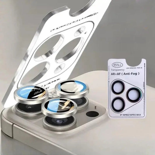 1Pc AR+AF Camera Lens Ring Glass For IPhone 15 16 Pro Max 16pro 15plus Lens Screen Protector Tempered Glass For IPhone 16pro Max