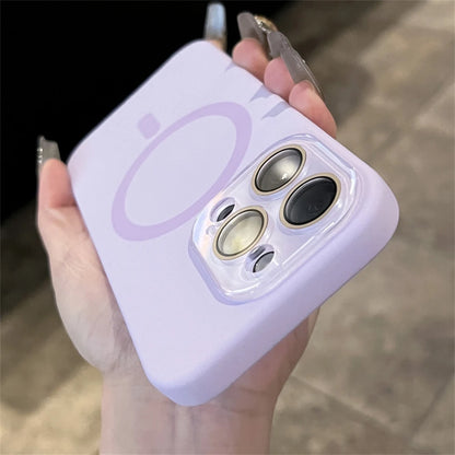 Liquid Silicone Magnetic Case For iPhone 17 16 15 13 14 12 Pro Max For Magsafe Wireless Charging Solid Color Shockproof Cover