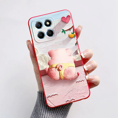 For Honor X6 5G Case VNE-LX1 VNE-LX2 VNE-LX3 Phone Cover Popular Astronaut Soft Funda For Honor X8 TFY-LX1 HonorX8 Bumper Coque