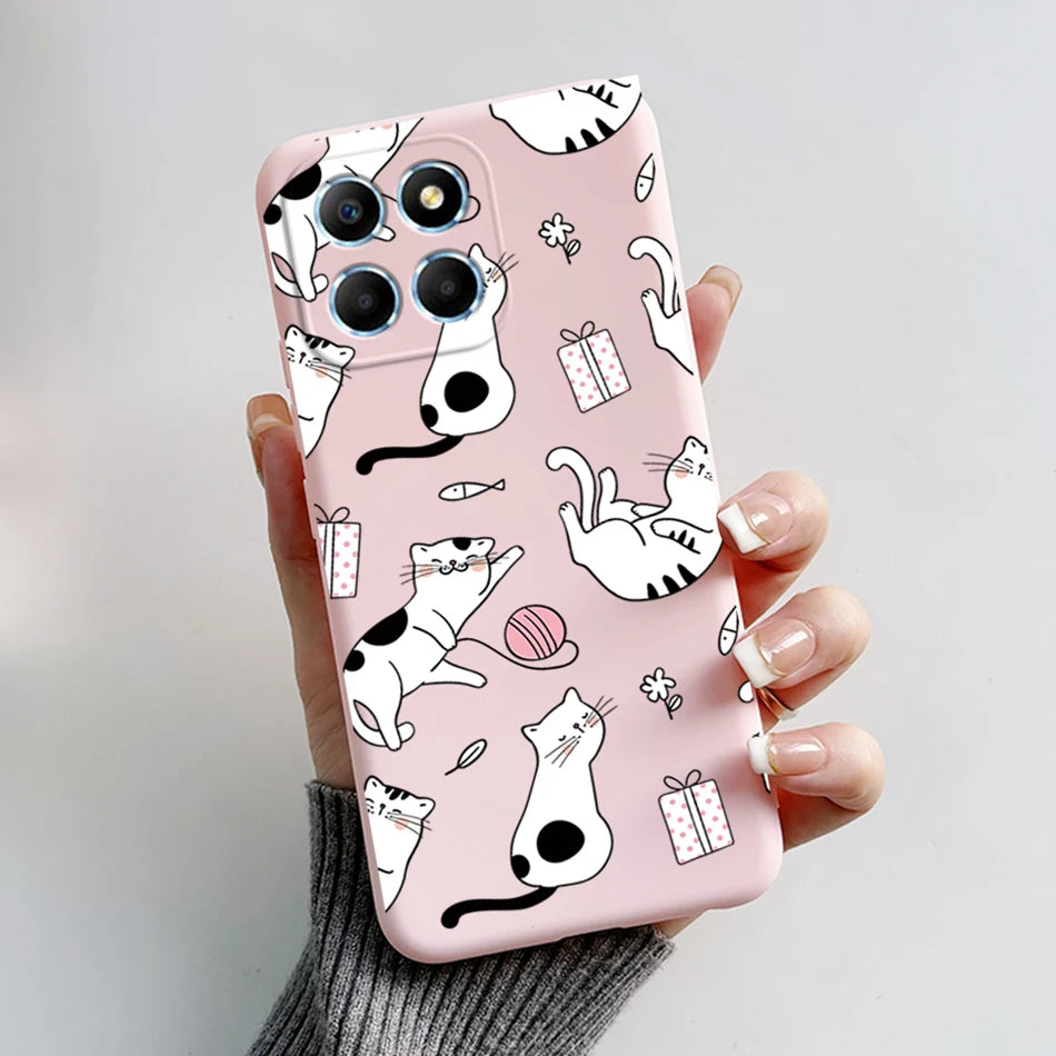For Honor X6 5G Case VNE-LX1 VNE-LX2 VNE-LX3 Phone Cover Popular Astronaut Soft Funda For Honor X8 TFY-LX1 HonorX8 Bumper Coque