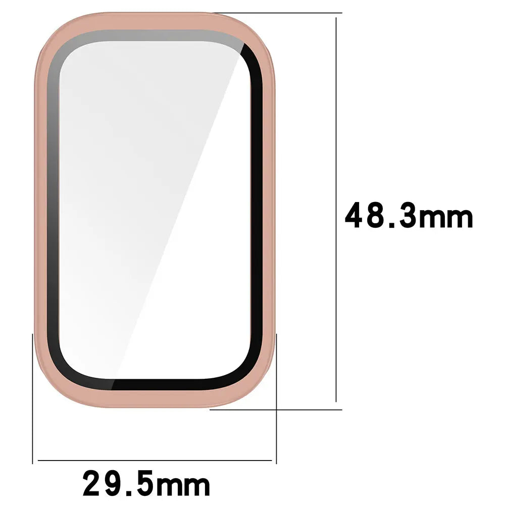 Hard PC Case Glass For Xiaomi Mi Band 9 Active Smart Watchband Screen Protector Bumper Shell for Redmi Band 3 Miband 9 Active