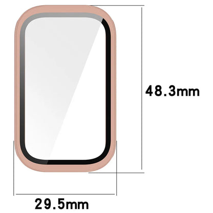 Hard PC Case Glass For Xiaomi Mi Band 9 Active Smart Watchband Screen Protector Bumper Shell for Redmi Band 3 Miband 9 Active