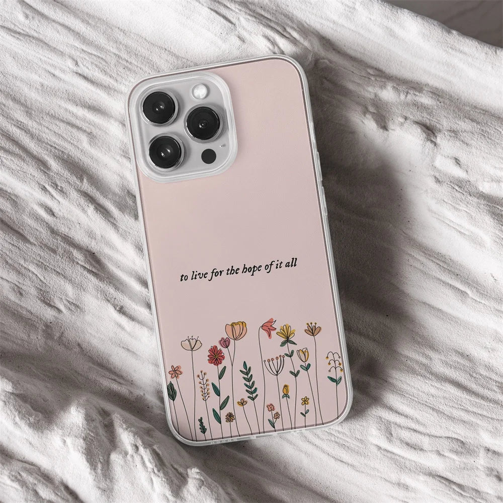 Aesthetic Taylor Song Lyrics Phone Case for iPhone 16 11 12 13 Mini 15 14 Pro Xs Max Plus X XR Soft Silicone Case Back Cover
