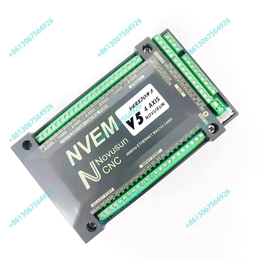 CNC Mach3 Ethernet interface Control Card NVEM V5-Motion Controller 300khz Cnc Router 3 /4 /5/6 Axis  For Diy Engraving Machine