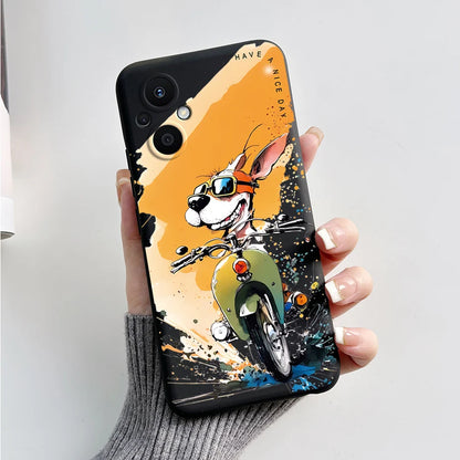For Oppo Reno7 Z 5G Case Reno 7 8 Lite Bear Cartoon Frog Soft Silicone Phone Case For Oppo Reno 7Z 8Z Reno7Z 5G Back Cover Capa