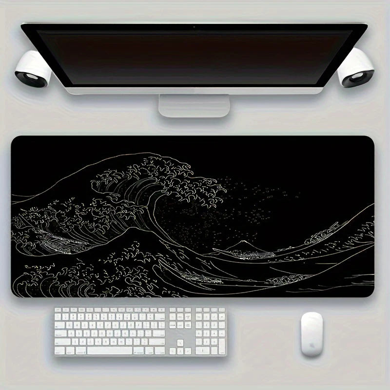 1PC Large Mouse Pads For Desk, Gaming Mouse Pad, Mouse Pad with Stitched Edges and Non-Slip Rubber Base, Extended Mouse Pad