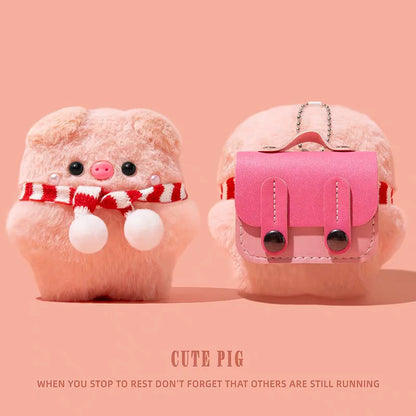 For AirPods 4 3 2 1 Pro 2 Earphone Case 3D Cartoon Plush Bear Capybara Headphone Box Stuffed Toy Backpack Cover