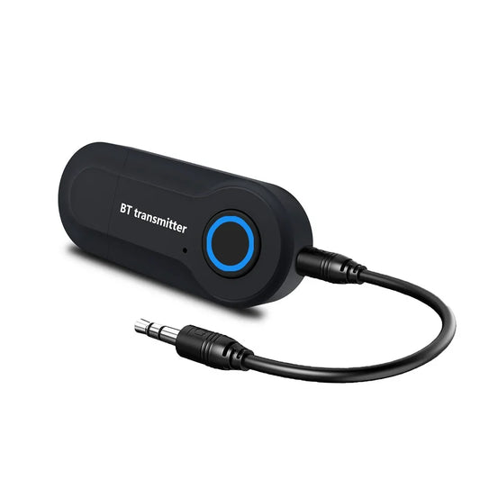 USB Bluetooth 5.0 Audio Transmitter 3.5MM AUX RCA Stereo Wireless Adapter Dongle For PC TV Car Headphones