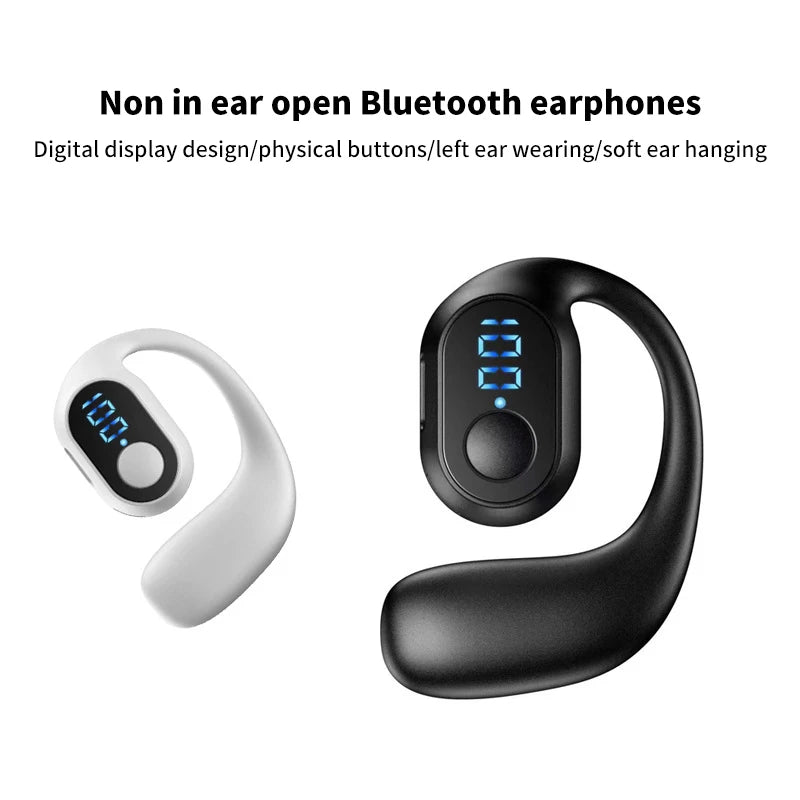 For Smart Phones Wireless Bluetooth Earphones Air Conduction OWS Headphone HiFi Ear-Hook Music Sports Noise Cancel Headset