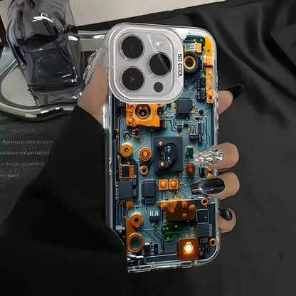 Advanced Circuit Board Electroplate IMD Phone Case For Xiaomi Poco F6 X5 X6 M6 Pro 4G Mi 14 13 12 12T 13T Pro 11 Lite 5G Cover