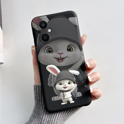 For Oppo Reno7 Z 5G Case Reno 7 8 Lite Bear Cartoon Frog Soft Silicone Phone Case For Oppo Reno 7Z 8Z Reno7Z 5G Back Cover Capa