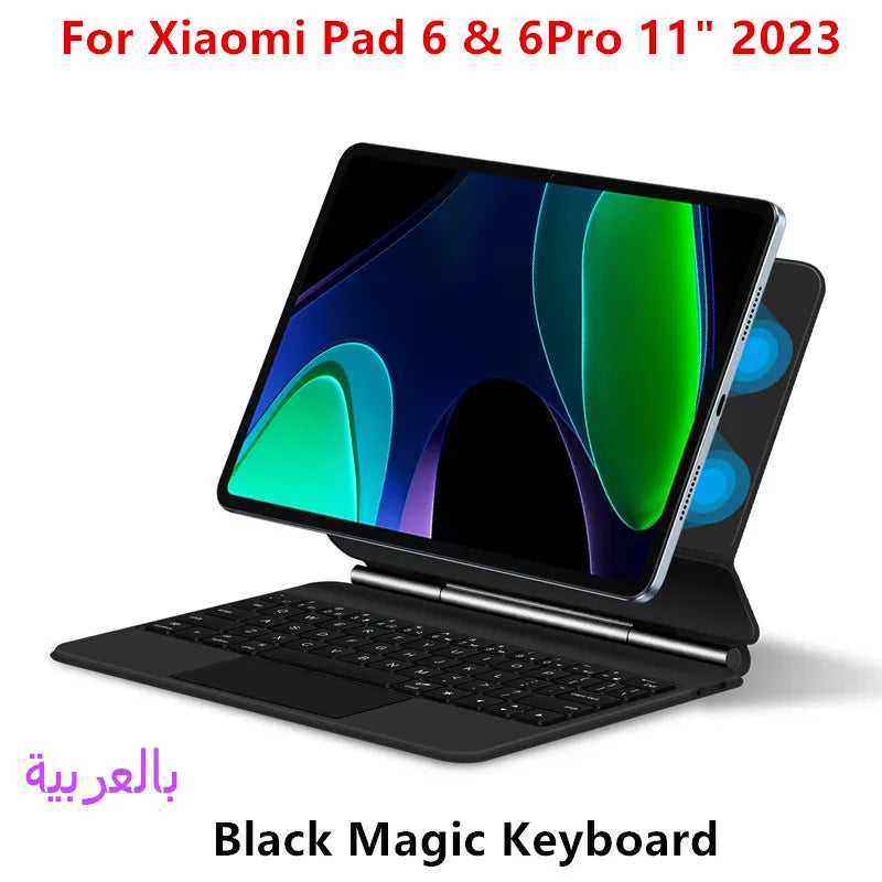Magic Keyboard Folio For Xiaomi Pad 6 Pad6 11 inch Tablet for MiPad 6 Mi Pad 6 5 Pro Pad5 11" Smart Case Backlit keyboard Cover