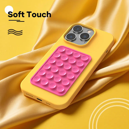 1PC unilateral Silicone Suction Pad For Mobile Phone Fixture Suction Cup Backed Adhesive Silicone Rubber Sucker Pad For Fixing