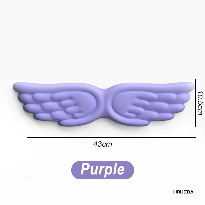 Mousepad Ergonomic Angel Keyboard Wrist Rest and Mouse Pad Set Reduce Wrist Pain for Office and Gaming Use