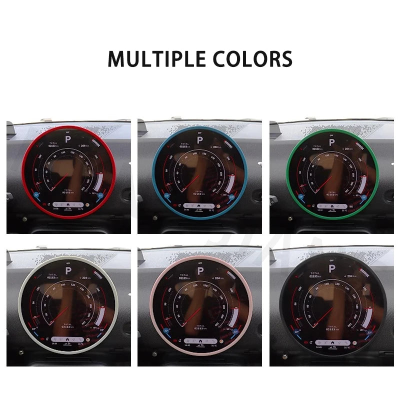 Silicone Central Control Screen Protector Trim Strip For Mini Countryman U25 F65 F66 F67 Cooper S E SE J01 EV Car Accessories