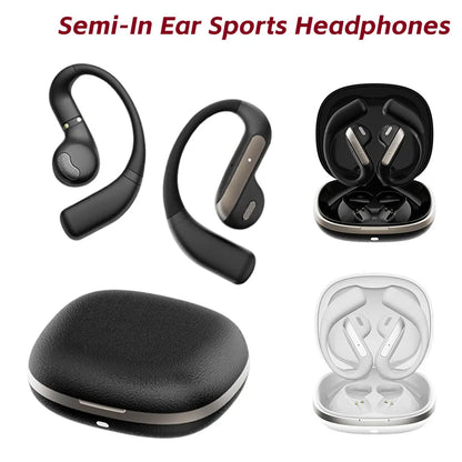 Smart Wireless Bluetooth 5.4 Headphones with AI Simultaneous Interpretation Long Battery Life Open-Ear Sports Headphones Yj55