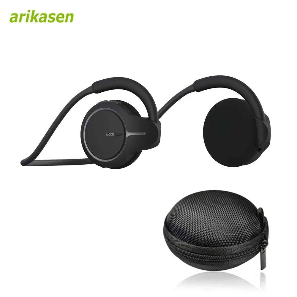 MP3 Player Bluetooth Headphones with TF Card Slot Sport Wireless Earphones HD Sound On Ear Bluetooth Headsets with Microphones