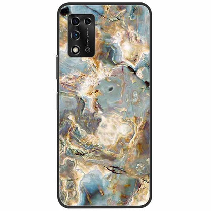 For ZTE Libero 5G II Case Marble Soft Silicone Protective Back Covers for ZTE Libero 5G III A202ZT 2022 5GIII Flower Coque TPU