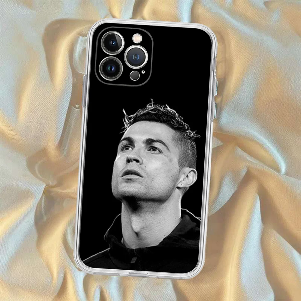 FOOTBALL Cr7 R-Ronaldo Phone Case For IPhone 16 15 8 7 6 6S Plus X SE XR XS 14 11 12 13 Mini Pro Max Mobile Case