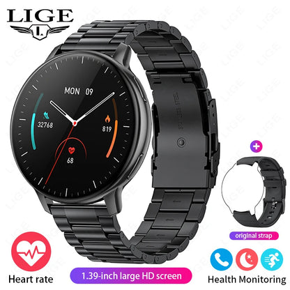 LIGE Bluetooth Call Smart Watch Women Fashion Watches Custom Dial Sport Fitness Health Tracker Smartwatch for Android IOS 2026
