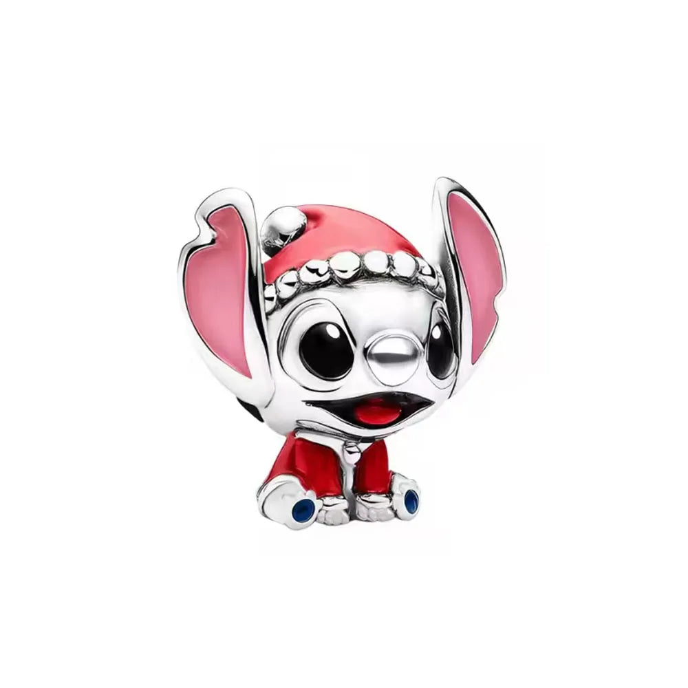 Fashionable 925 Silver Cartoon Beads Compatible with European Bracelet Koala Rabbit Mouse Princess Anime Beads DIY Jewelry Gift