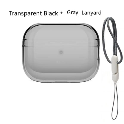 Colorful Transparent Protective Case Cover For Airpods Pro 2 TPU Soft Skin Shockproof Case Designed for Airpods Pro2 Earbuds